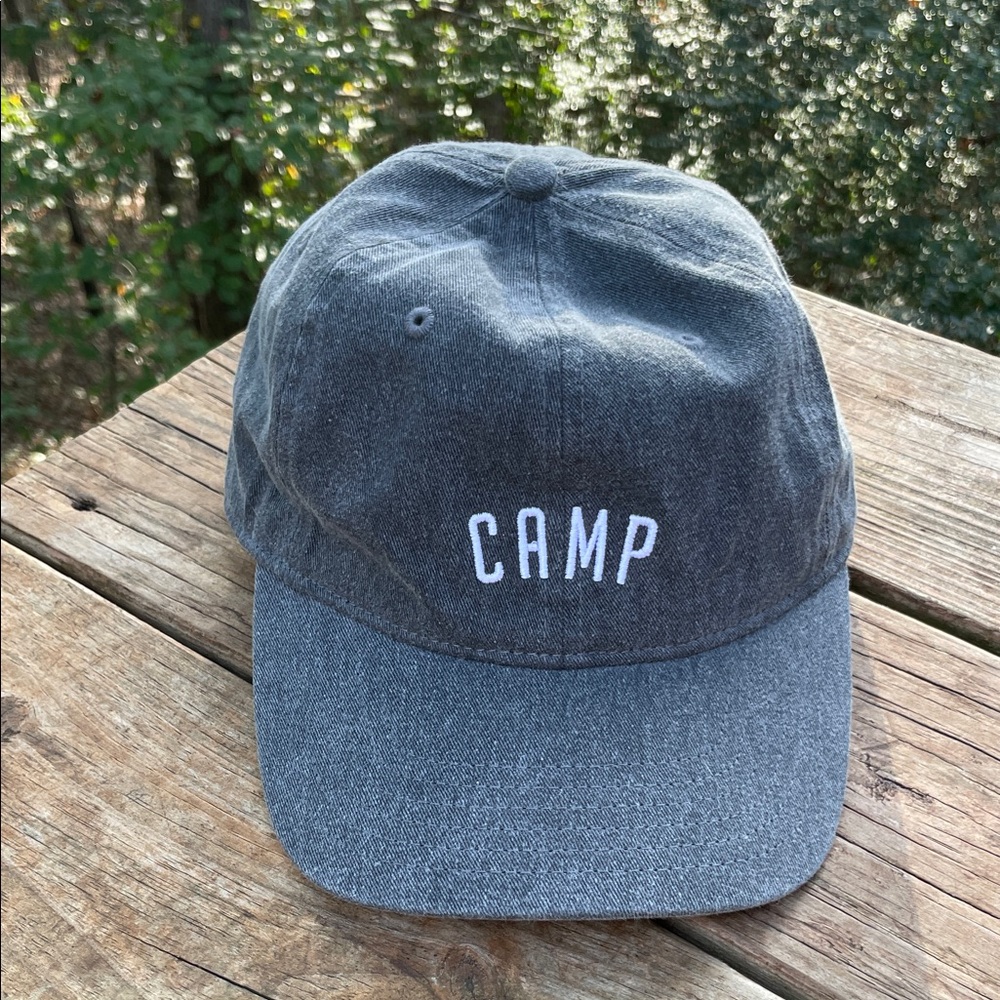 NWOT COMFORT COLORS WASHED GRAY CAMP CAP